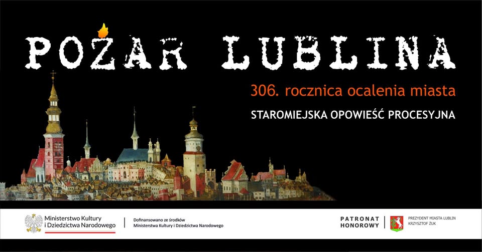 Baner wydarzenia "Pożar Lublina" na rok 2025.