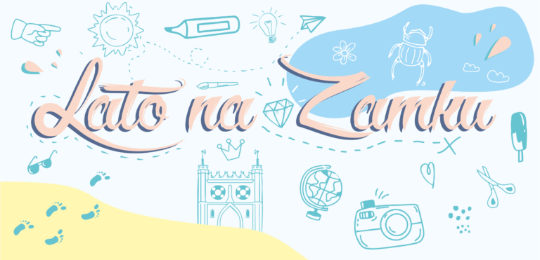 Baner lato na zamku