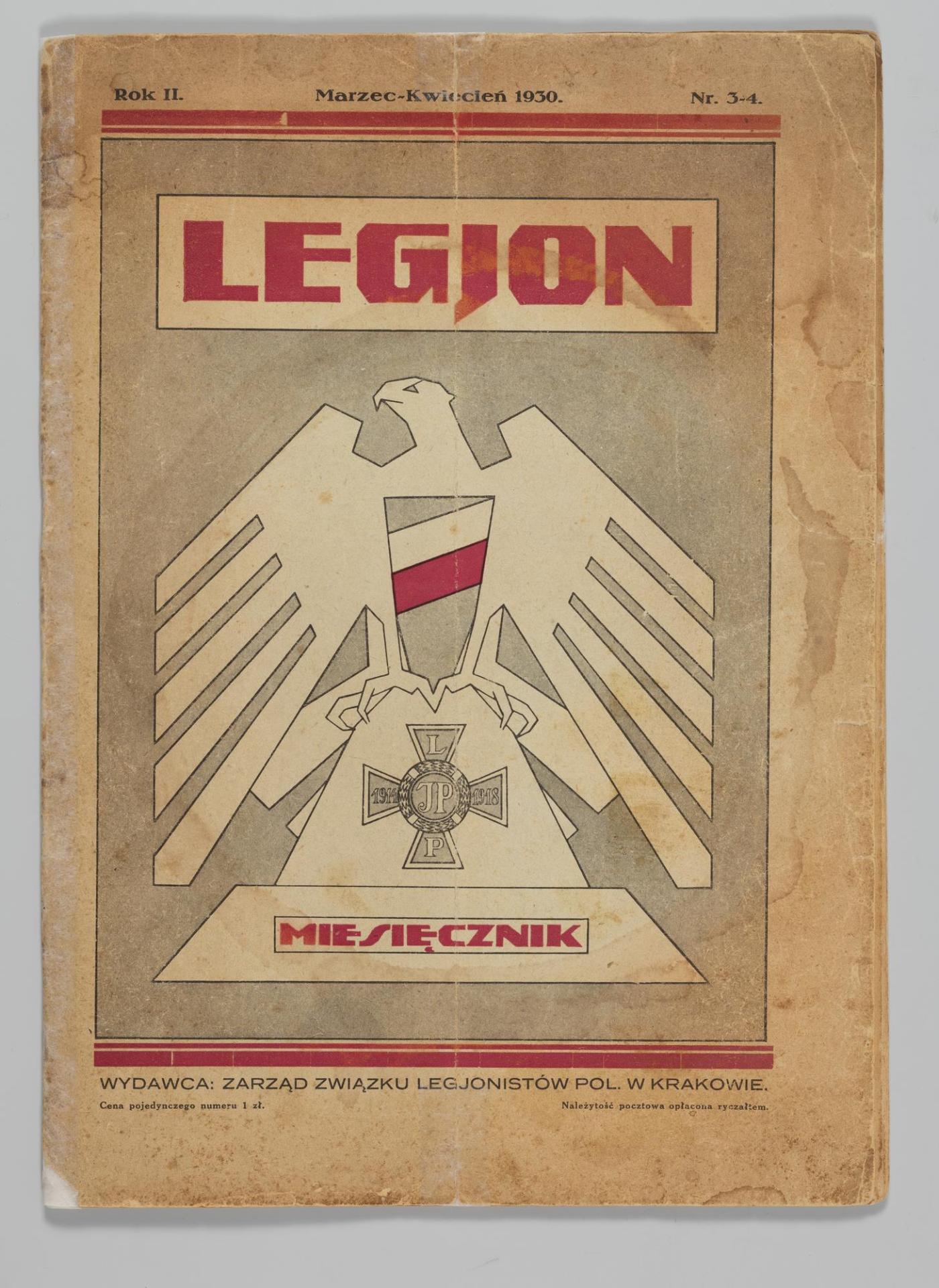 
<span>Legjon : czasopismo Związku Legionistów Polskich w Krakowie, nr 3-4</span>

